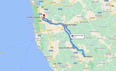 Tour della Toscana in Vespa da Pisa a Volterra